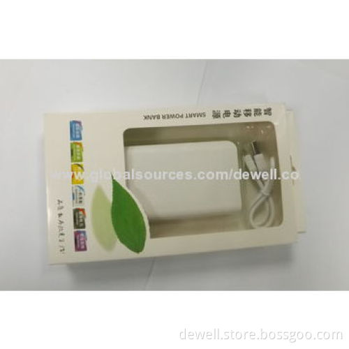 Dual USB port power bank, 6,000mAh with high quality